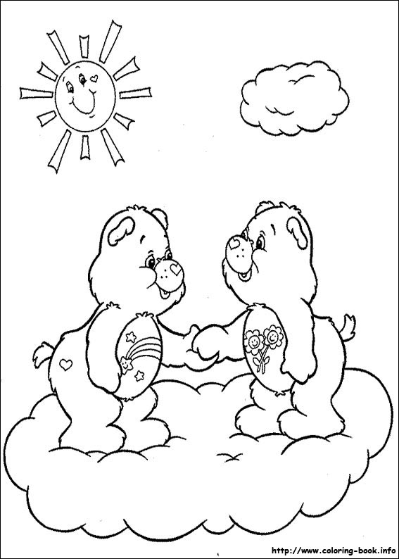 The Care Bears coloring picture